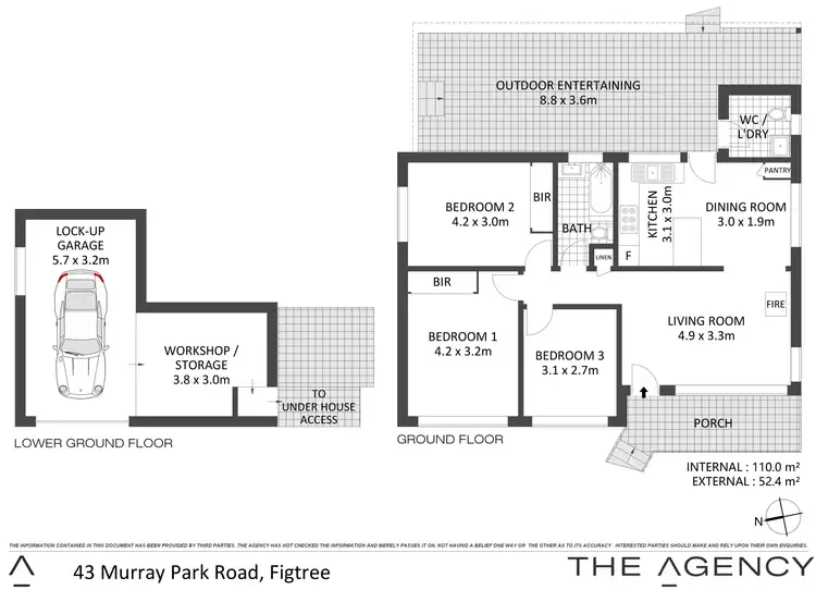 Floorplan of Homely house listing, 43 Murray Park Road, Figtree NSW 2525