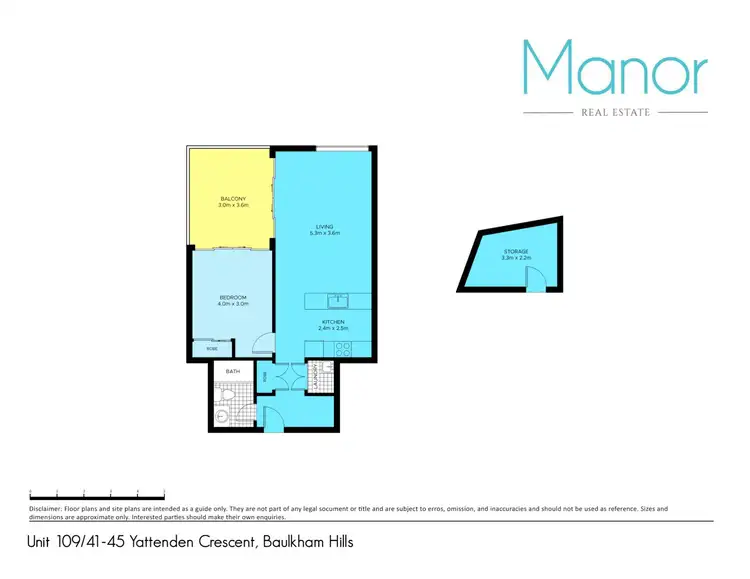 Floorplan of Homely apartment listing, 109/41 Yattenden Crescent, Baulkham Hills NSW 2153