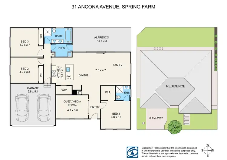 Floorplan of Homely house listing, 31 Ancona Street, Spring Farm NSW 2570