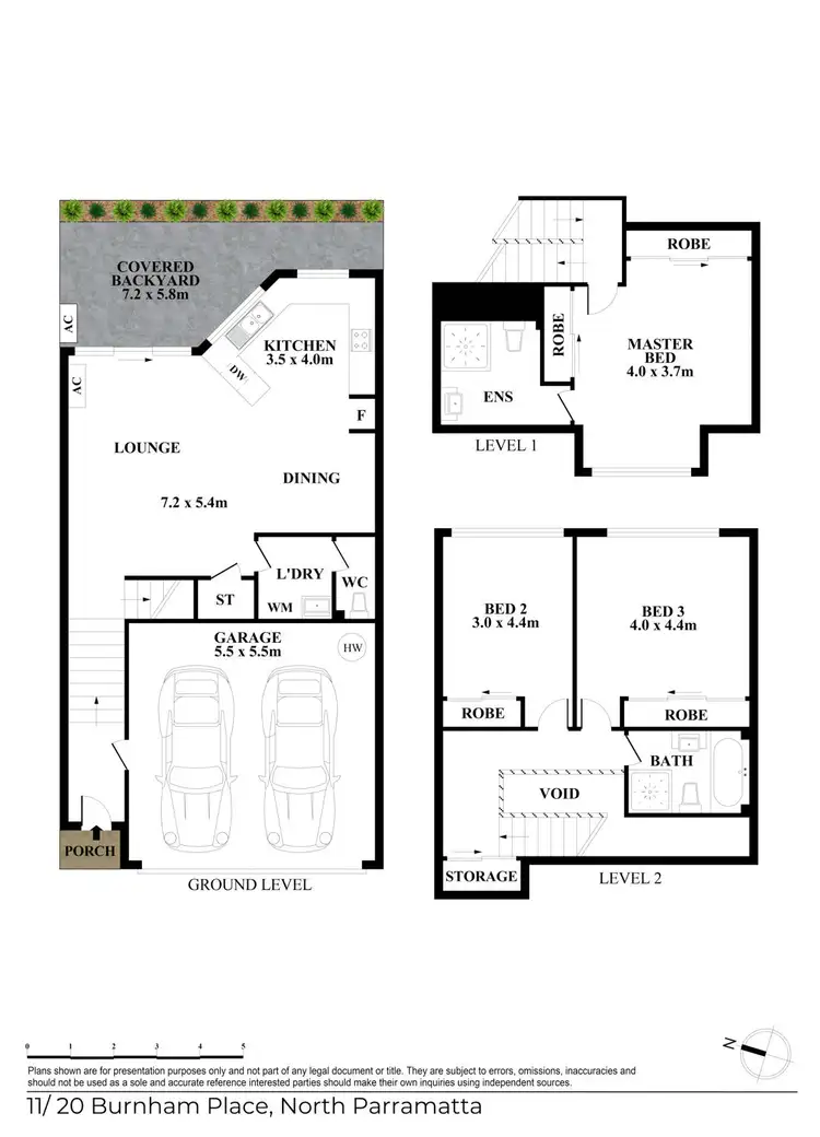 Floorplan of Homely townhouse listing, 11/20 Burnham Place, North Parramatta NSW 2151