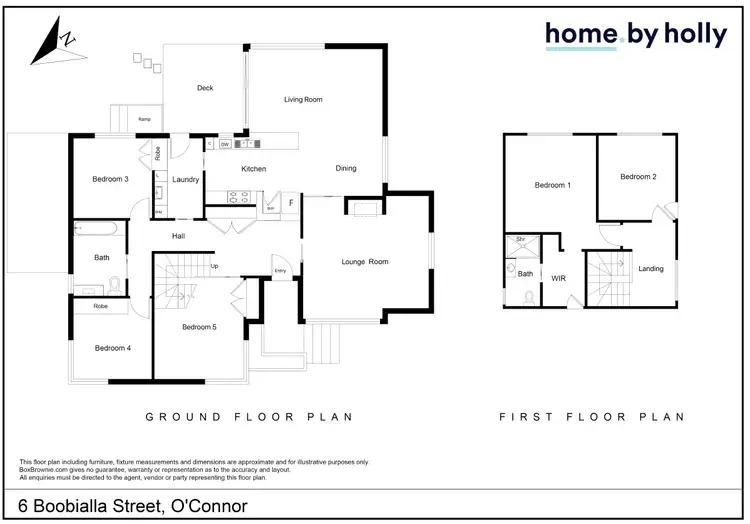 Floorplan of Homely house listing, 6 Boobialla Street, O'connor ACT 2602