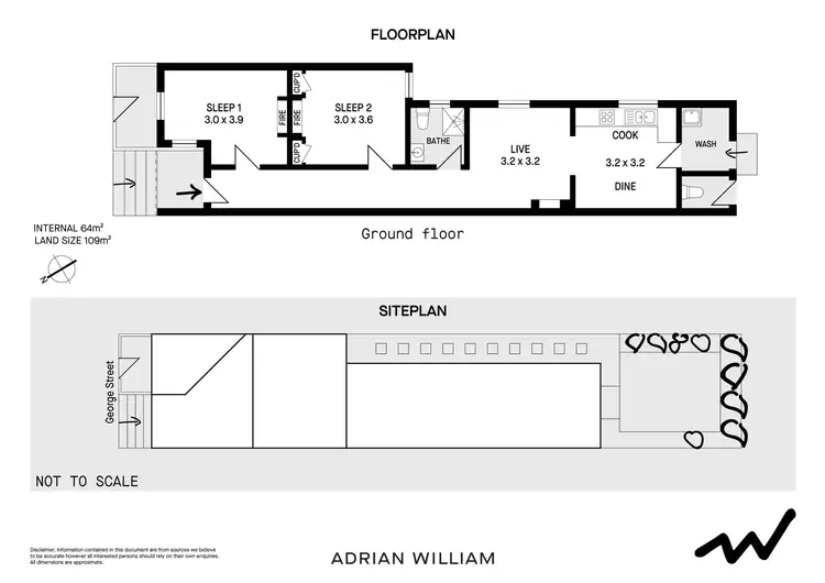 Floorplan of Homely house listing, 12 George Street, Sydenham NSW 2044