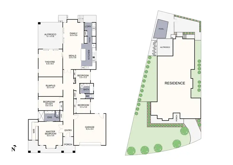 Floorplan of Homely house listing, 1 Norris Circuit, Croydon VIC 3136
