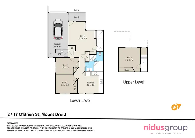 Floorplan of Homely villa listing, 2/17 O'Brien Street, Mount Druitt NSW 2770