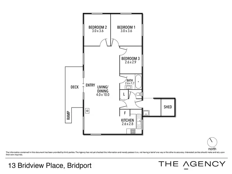 Floorplan of Homely house listing, 13 Bridview Place, Bridport TAS 7262