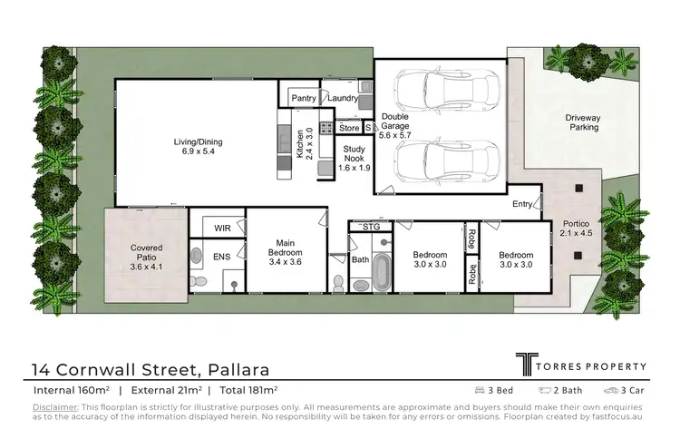 Floorplan of Homely house listing, 14 Cornwall Street, Pallara QLD 4110