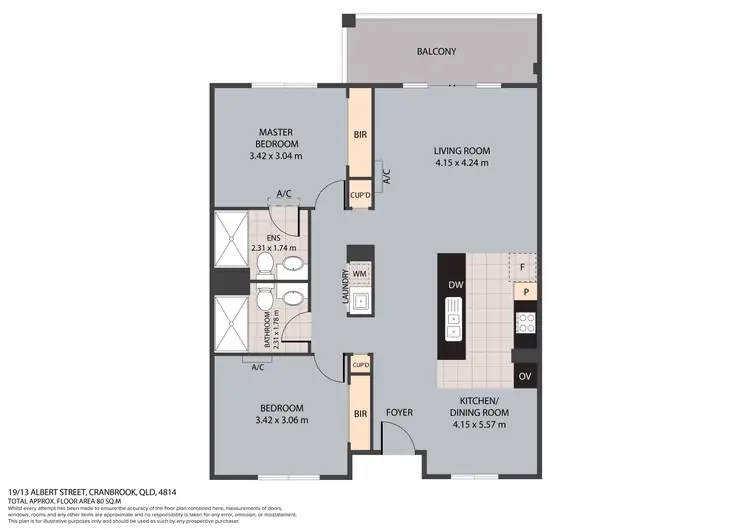 Floorplan of Homely unit listing, 19/13 Albert Street, Cranbrook QLD 4814