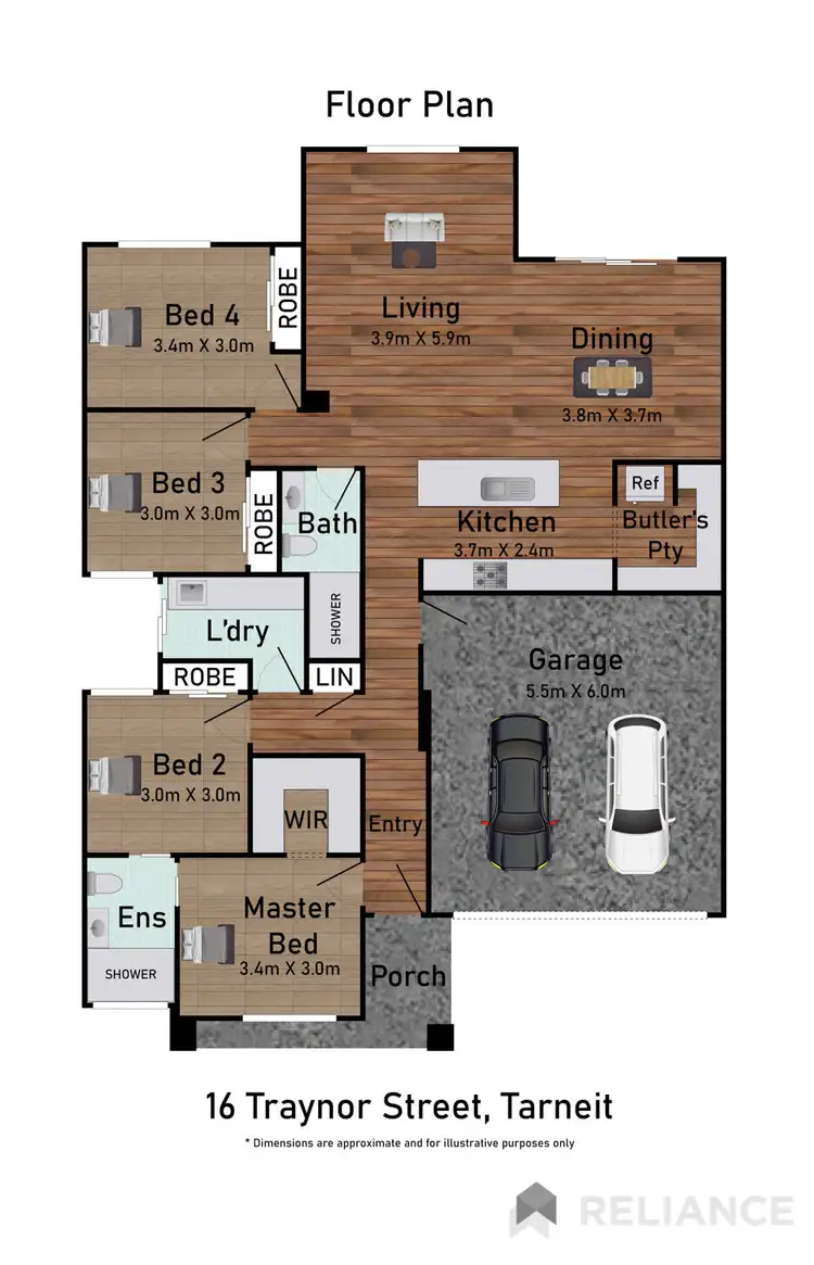 Floorplan of Homely house listing, 16 Traynor Street, Tarneit VIC 3029