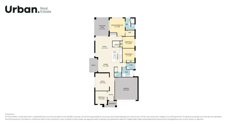 Floorplan of Homely house listing, 1 Joey Crescent, Leppington NSW 2179