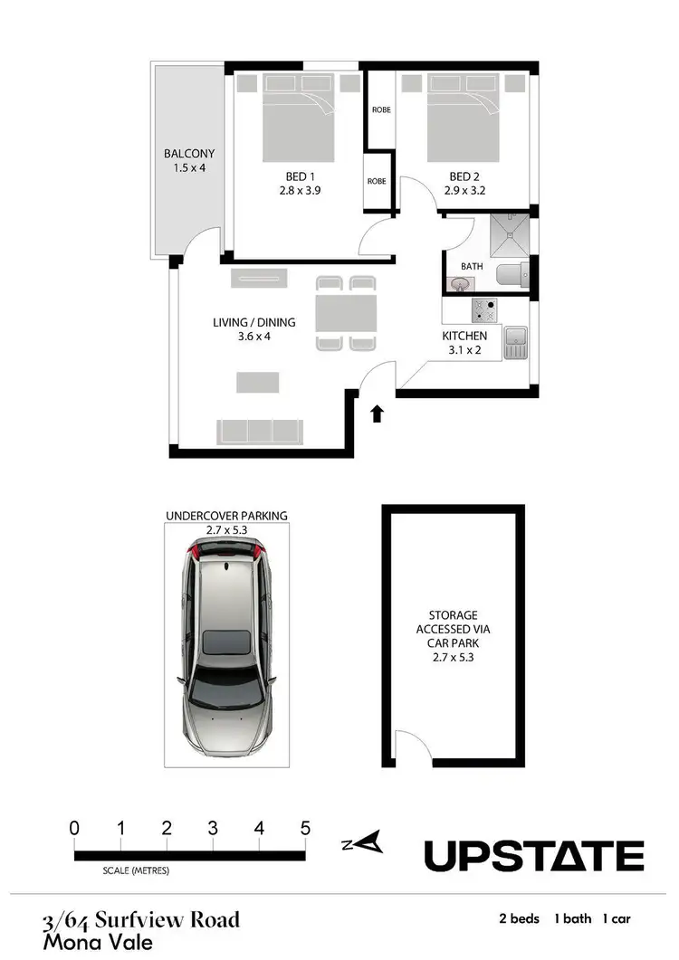 Floorplan of Homely apartment listing, 3/64 Surfview Road, Mona Vale NSW 2103
