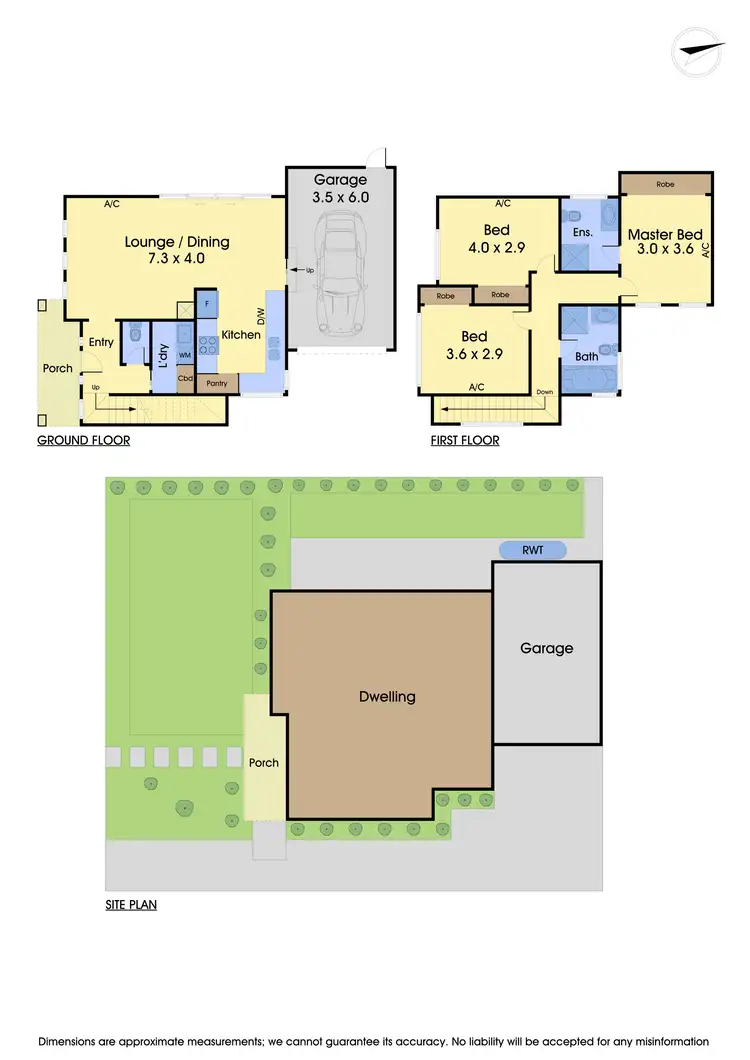 Floorplan of Homely townhouse listing, 1/4 Marigold Avenue, Altona North VIC 3025