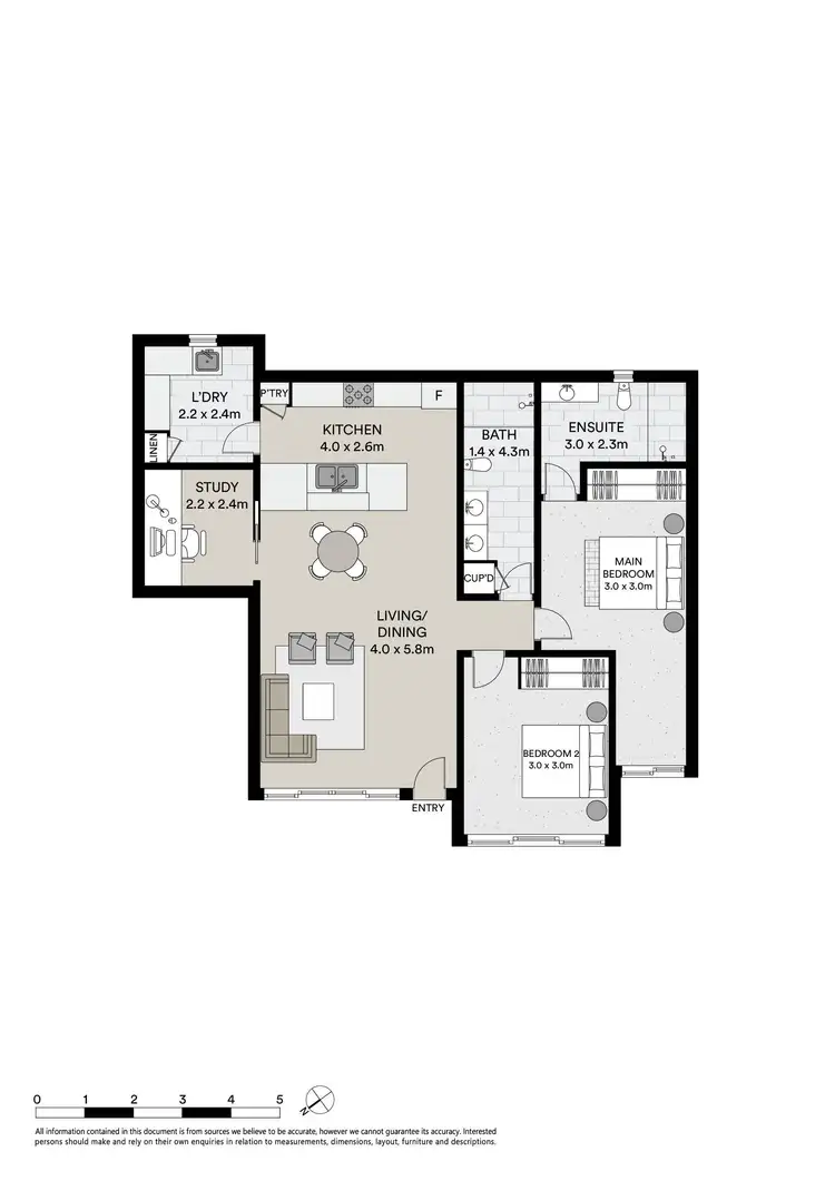 Floorplan of Homely townhouse listing, 1C/18 Wendouree Parade, Lake Wendouree VIC 3350
