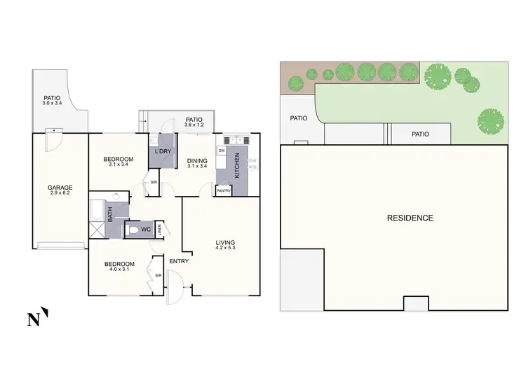 Floorplan of Homely unit listing, 8/43-45 Beaufort Road, Croydon VIC 3136