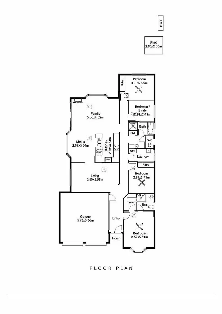 Floorplan of Homely house listing, 33 Merchant Avenue, Mitchell Park SA 5043