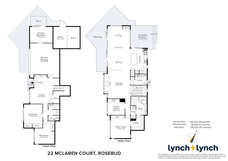 Floorplan of Homely house listing, 22 McLaren Court, Rosebud VIC 3939