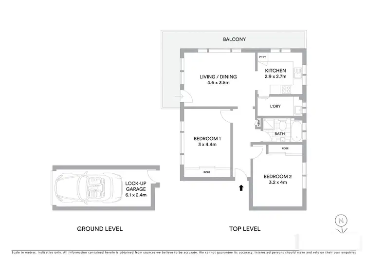 Floorplan of Homely apartment listing, 9/20 Addison Street, Kensington NSW 2033