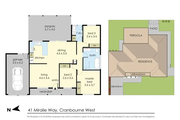 Floorplan of Homely house listing, 41 Miralie Way, Cranbourne West VIC 3977