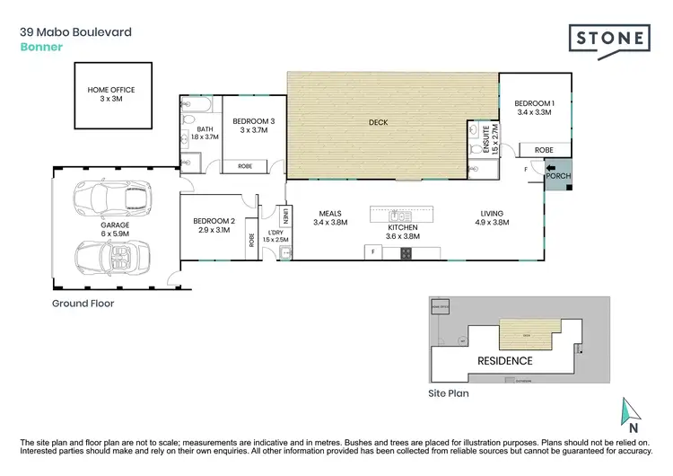 Floorplan of Homely house listing, 39 Mabo Boulevard, Bonner ACT 2914