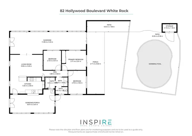 Floorplan of Homely house listing, 82 Hollywood Boulevard, White Rock QLD 4868