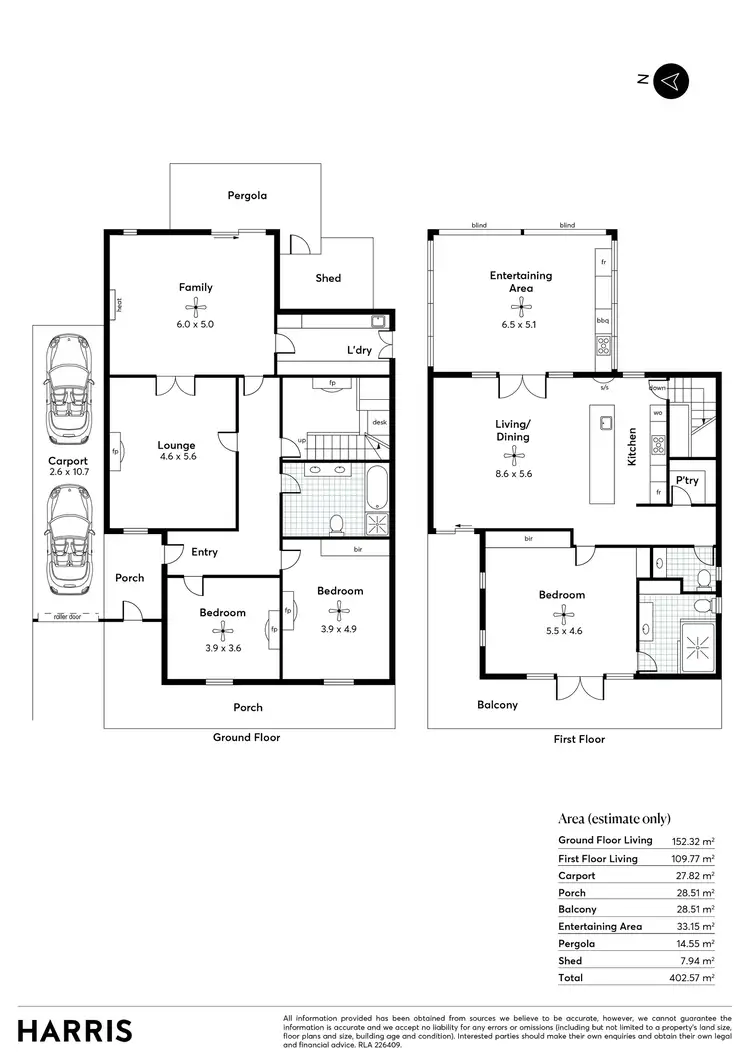 Floorplan of Homely house listing, 578 Seaview Road, Grange SA 5022