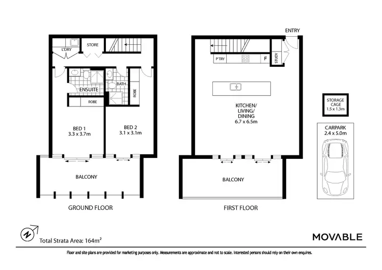 Floorplan of Homely apartment listing, 1/102 King Street, Newcastle NSW 2300
