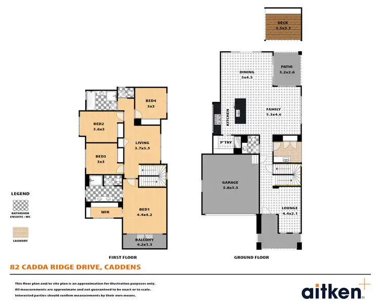 Floorplan of Homely house listing, 82 Cadda Ridge Drive, Caddens NSW 2747