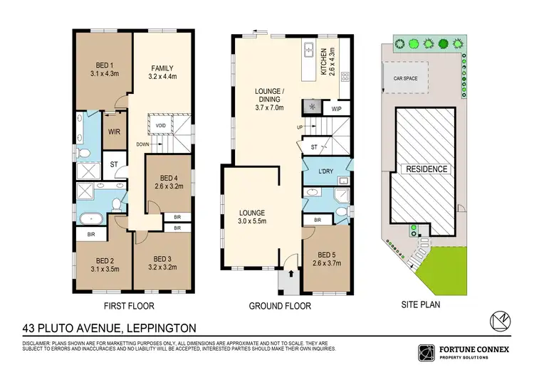 Floorplan of Homely house listing, 43 Pluto Avenue, Leppington NSW 2179
