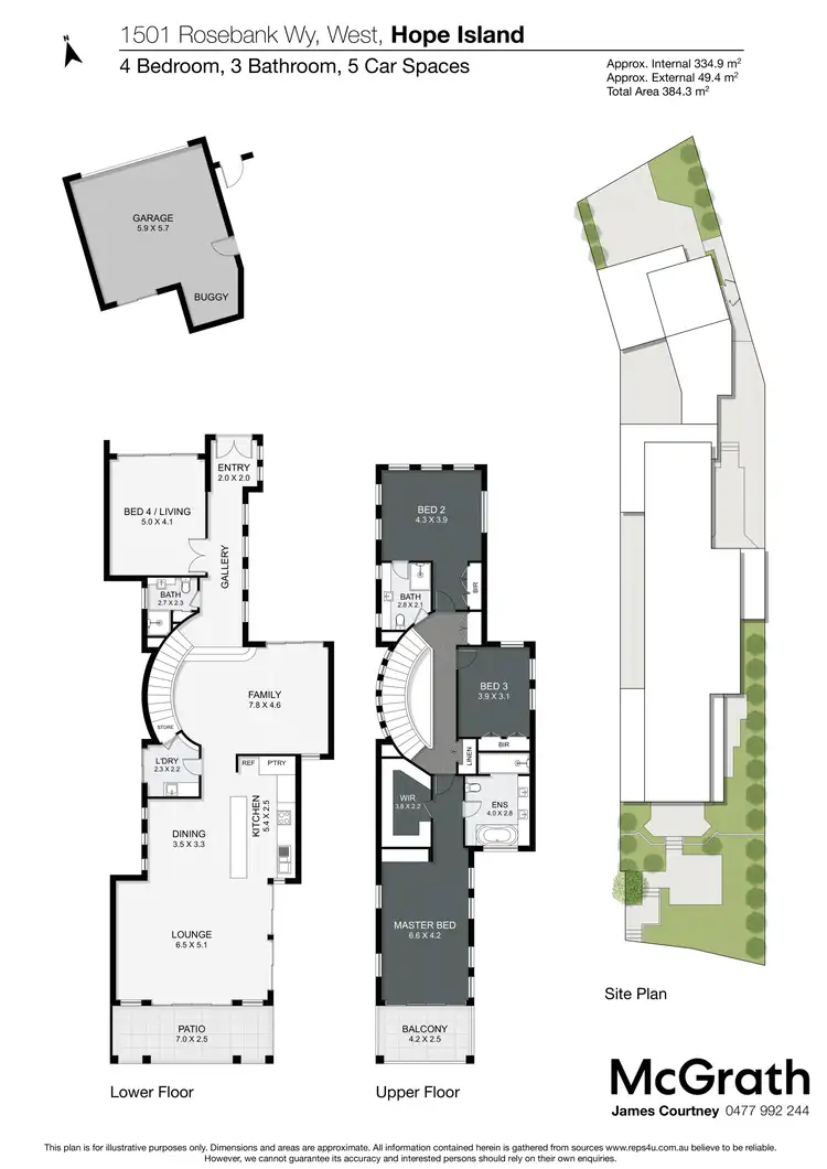 Floorplan of Homely house listing, 1501 Rosebank Way, Hope Island QLD 4212