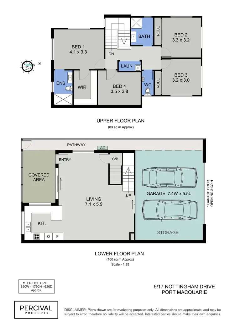 Floorplan of Homely townhouse listing, 5/17 Nottingham Drive, Port Macquarie NSW 2444