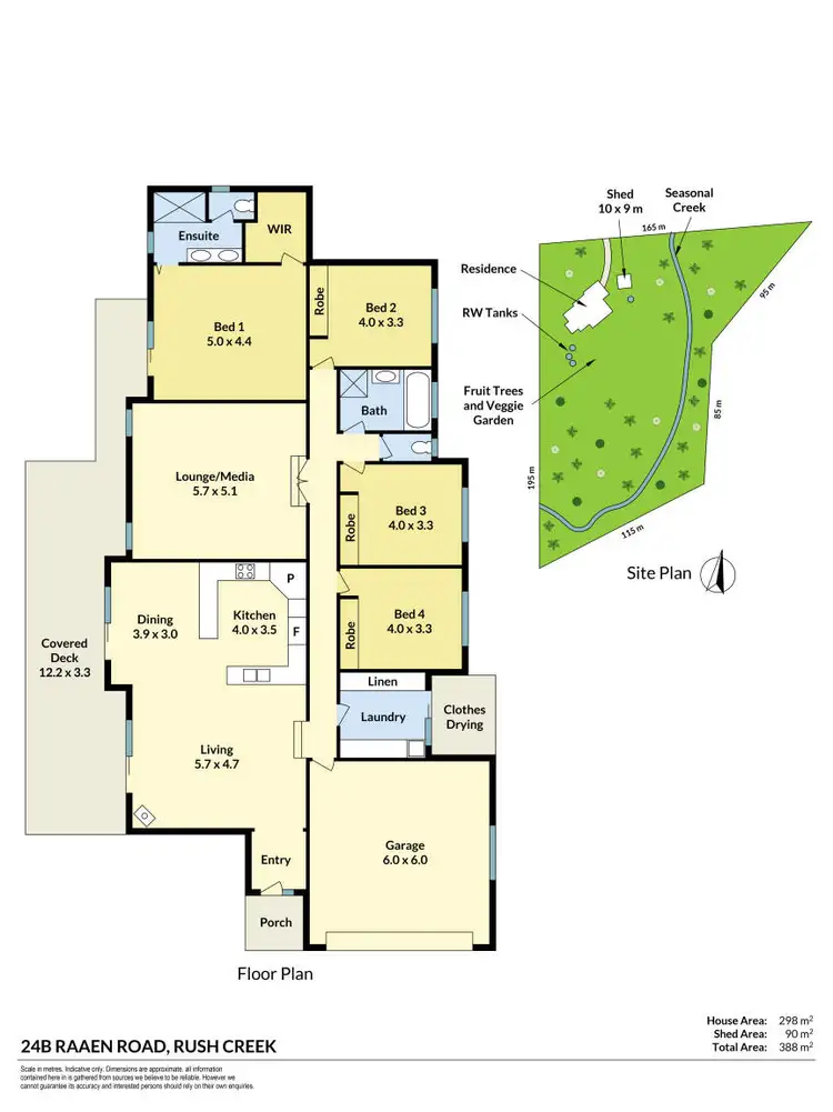 Floorplan of Homely house listing, 24B Raaen Road, Rush Creek QLD 4521