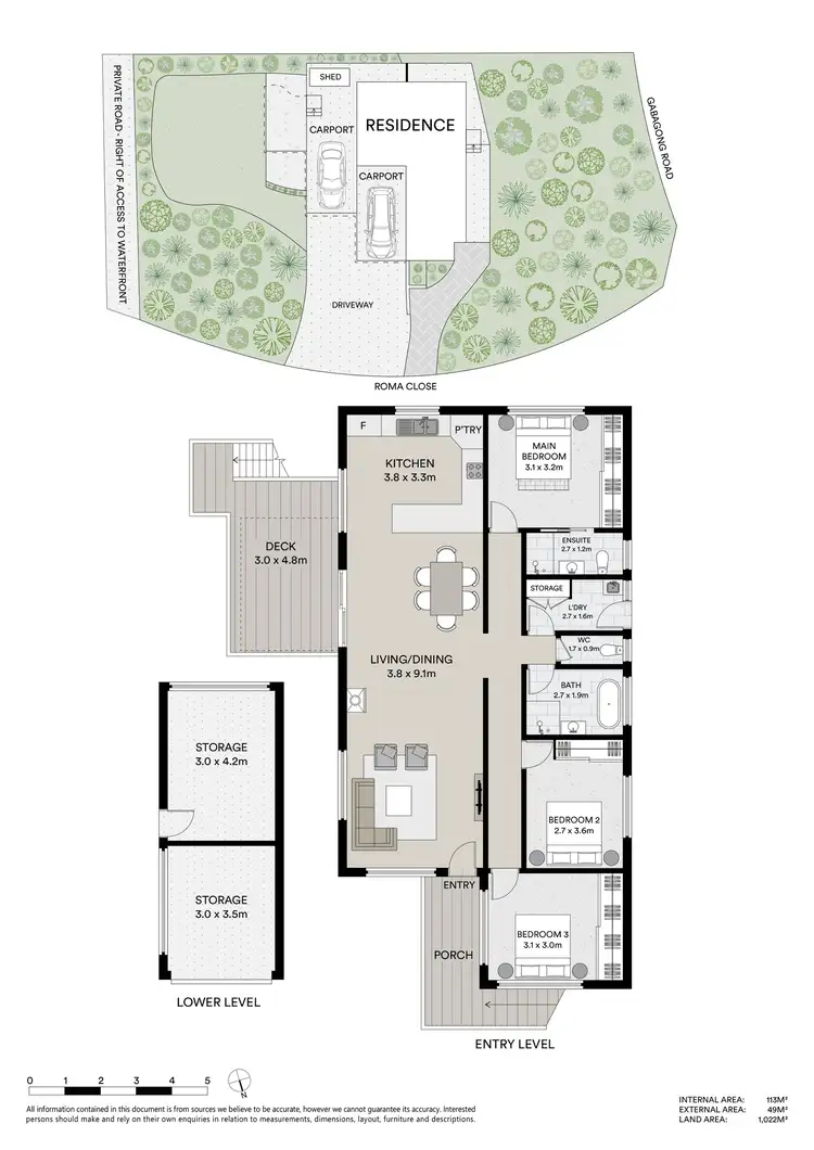 Floorplan of Homely house listing, 2/23 Gabagong Road, Horsfield Bay NSW 2256