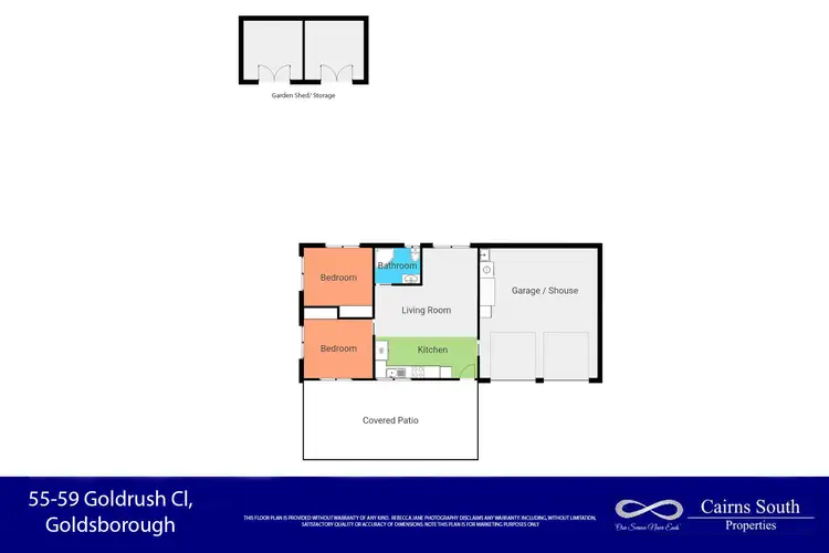 Floorplan of Homely rural property listing, 55-59 Goldrush Close, Goldsborough QLD 4865
