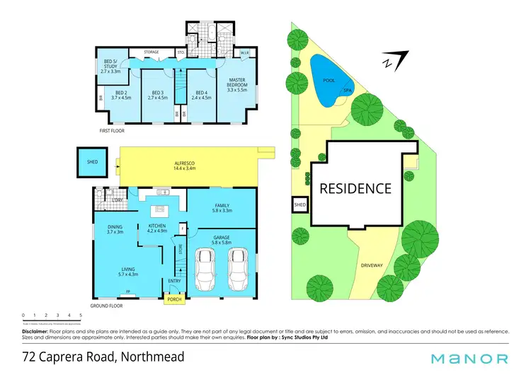 Floorplan of Homely house listing, 72 Caprera Road, Northmead NSW 2152