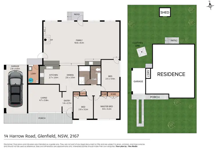 Floorplan of Homely house listing, 14 Harrow Road, Glenfield NSW 2167