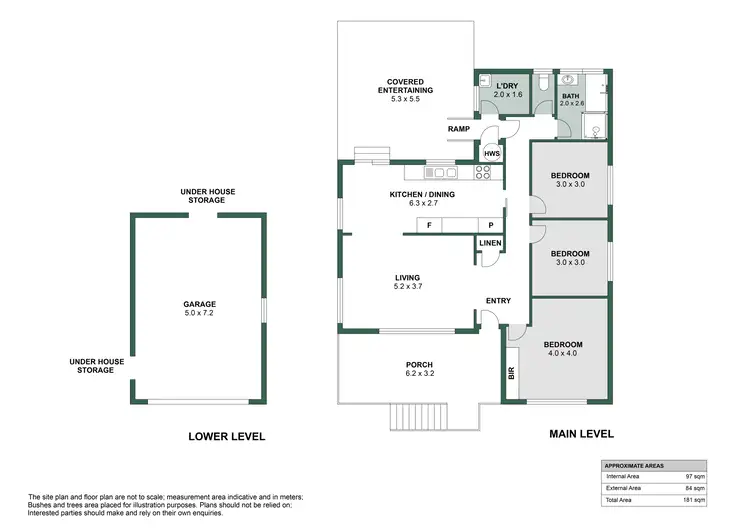 Floorplan of Homely house listing, 5 Vista Avenue, Catalina NSW 2536