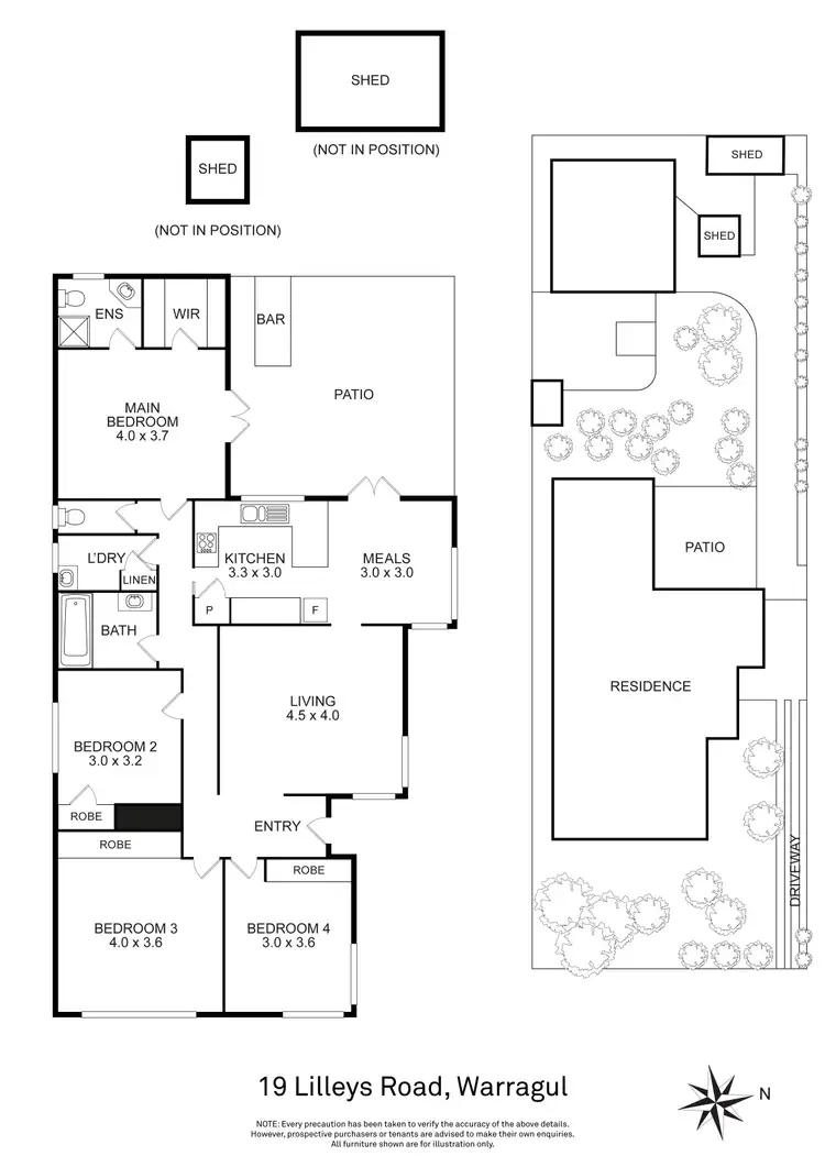 Floorplan of Homely house listing, 19 Lilleys Road, Warragul VIC 3820