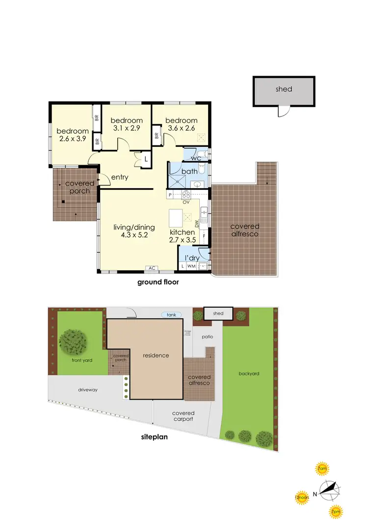Floorplan of Homely house listing, 4 Golconda Avenue, Frankston VIC 3199