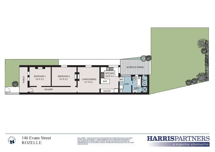 Floorplan of Homely house listing, 146 Evans Street, Rozelle NSW 2039