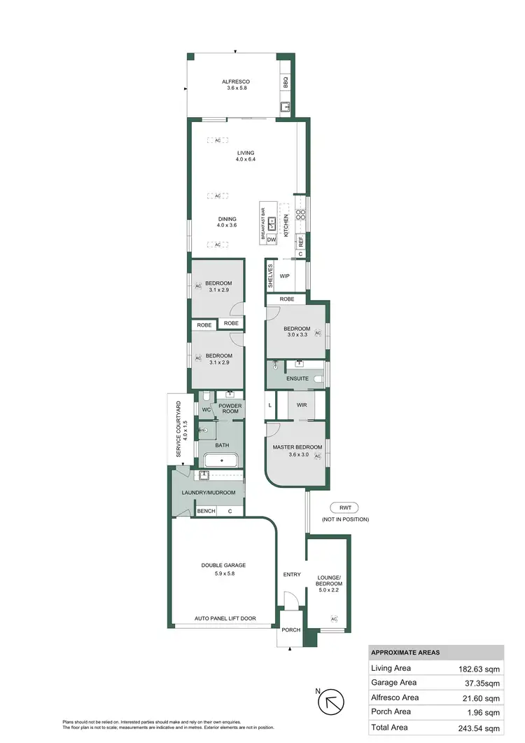 Floorplan of Homely house listing, 40A The Parkway, Klemzig SA 5087