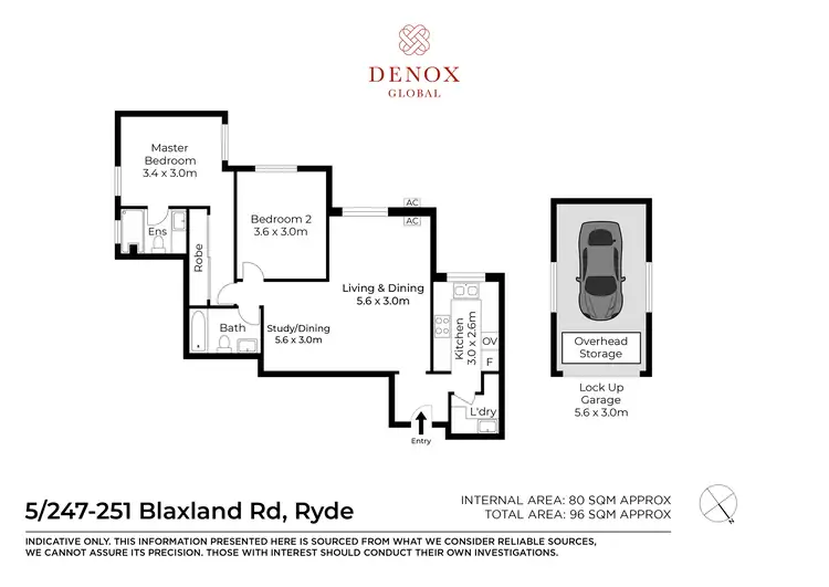 Floorplan of Homely unit listing, 5/247-251 Blaxland Road, Ryde NSW 2112