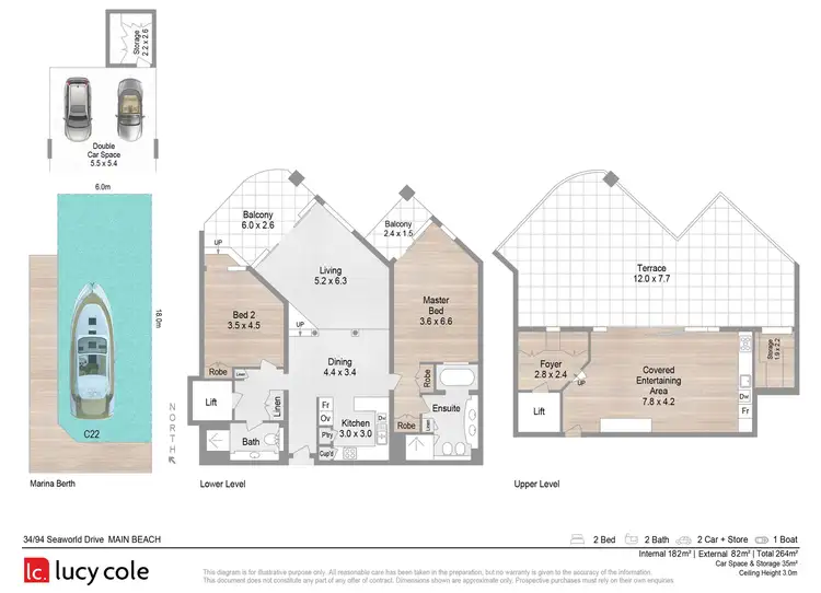 Floorplan of Homely apartment listing, Condo 34/94 Seaworld Drive, Main Beach QLD 4217