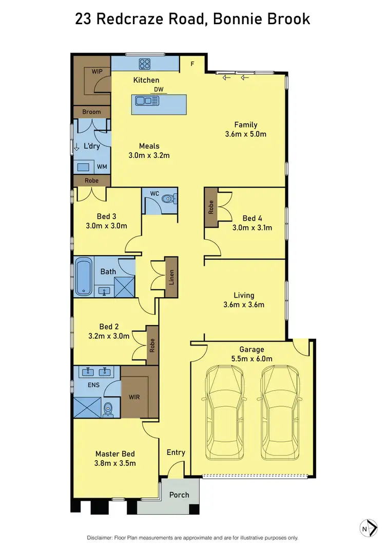 Floorplan of Homely house listing, 23 Redcraze Road, Bonnie Brook VIC 3335
