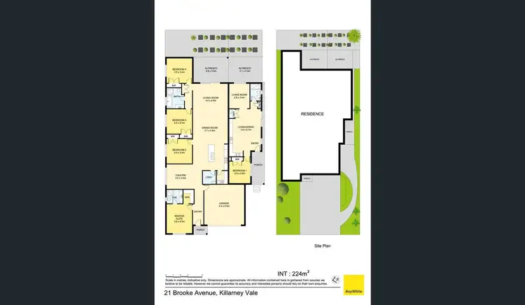 Floorplan of Homely house listing, 21 Brooke Avenue, Killarney Vale NSW 2261