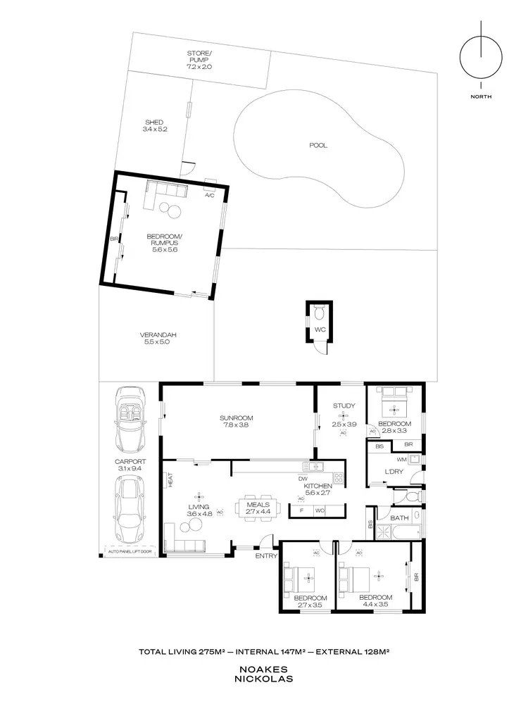 Floorplan of Homely house listing, 13 Seaway Avenue, Semaphore Park SA 5019
