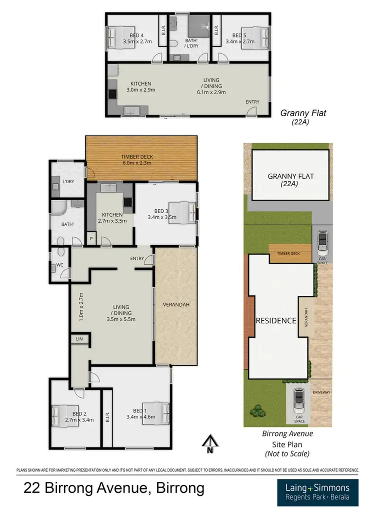 Floorplan of Homely house listing, 22 Birrong Avenue, Birrong NSW 2143