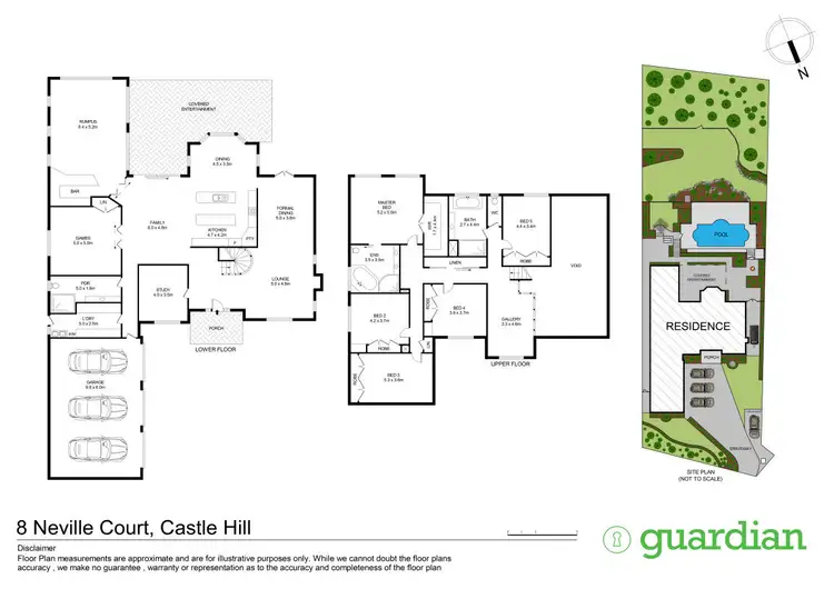 Floorplan of Homely house listing, 8 Neville Court, Castle Hill NSW 2154