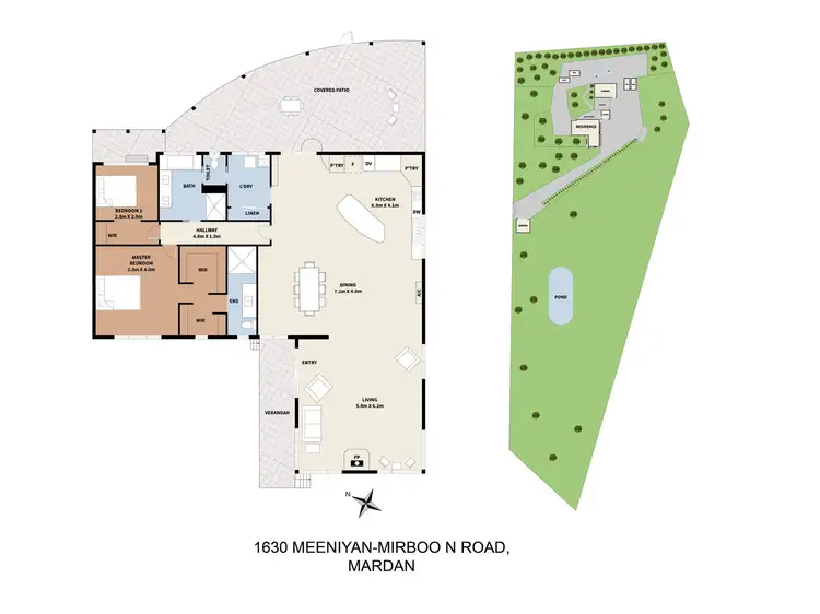 Floorplan of Homely rural property listing, 1630 Meeniyan-Mirboo North Road, Mardan VIC 3953