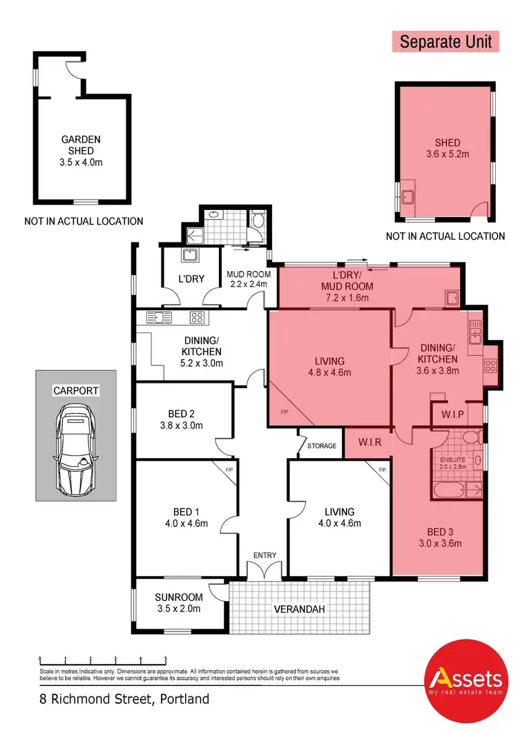 Floorplan of Homely house listing, 8 & 8A Richmond Street, Portland VIC 3305