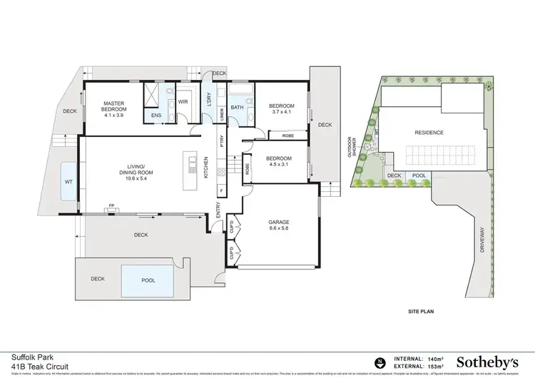 Floorplan of Homely house listing, 41B Teak Circuit, Suffolk Park NSW 2481