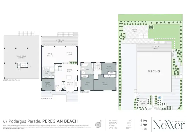 Floorplan of Homely house listing, 67 Podargus Parade, Peregian Beach QLD 4573
